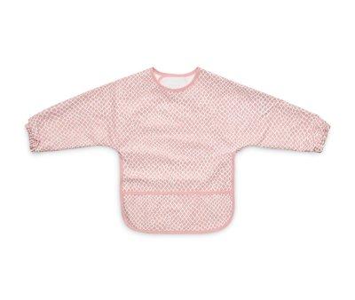 Bavoir impermable  manches Snake rose ple