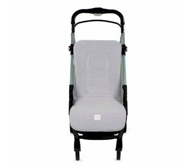Stroller Cushion I Love Vichy Grey