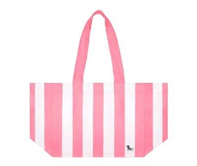 Bolsa de praia  Stripes Dock & Bay  Rosa Pastel