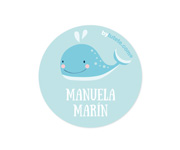 Lot de 3 Badges Personnalisables Lapin