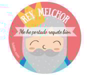 Pack 3 Distintivi Personalizzati Reyes Magos ES