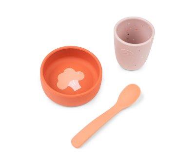 My First Papaya Silicone Tableware