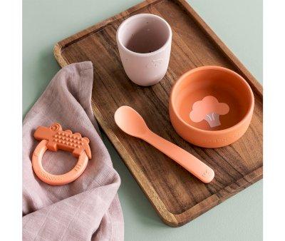 My First Papaya Silicone Tableware