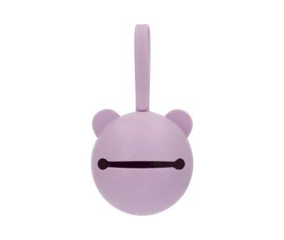 Guarda chupeta Silicone  Bear Lilac