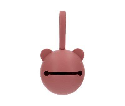 Guarda chupeta Silicone  Bear Brick Dust