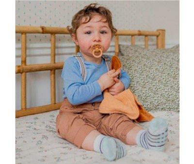 Doudou Kangaroo BIBS Cornflower