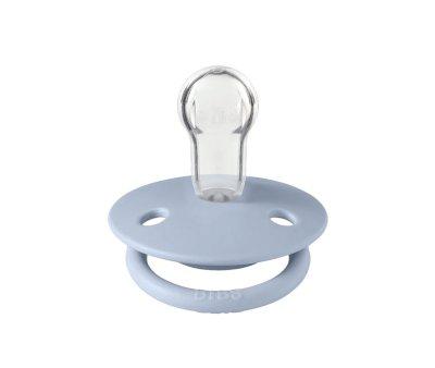 2 Chupetes BIBS De Lux  Dusty Blue/Steel Blue Silicona