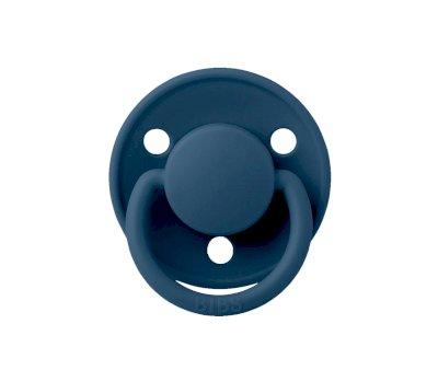 2 Chupetes BIBS De Lux  Dusty Blue/Steel Blue Silicona