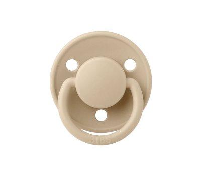 2 Chupetas BIBS de silicone De Lux Vanilla/Cornflower