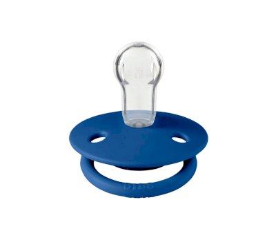 2 Chupetas BIBS de silicone De Lux Vanilla/Cornflower