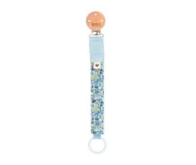 Pacifier Holder BIBS Liberty Chamomile Lawn Baby Blue