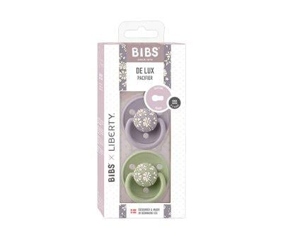 2 Succhietti BIBS De Lux Capel Sage Mix Silicone