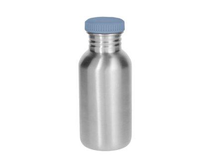 Garrafa Ao Bsica Azul Personalizvel 500ml