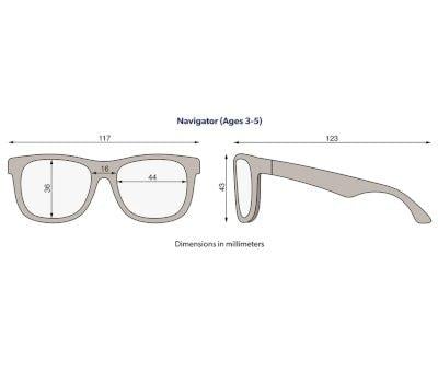 Gafas de Sol Flexibles (3-5 aos) Navigators Polarizadas Perfectly Papaya