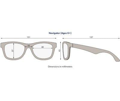 Gafas de Sol Flexibles (+6 aos) Navigators Polarizadas Perfectly Papaya