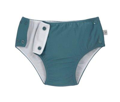 Blue Snap Button Swim Diaper