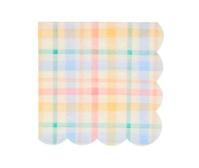 Servilletas Pequeas Plaid Pattern