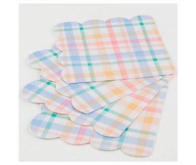 Servilletas Pequeas Plaid Pattern