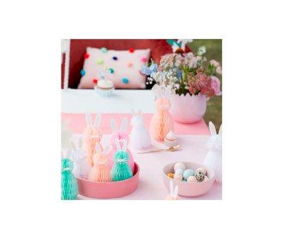 8 coelhinhos em forma de favo de mel