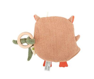 Mini Doudou-Mordedor Owl Green