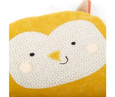 Mini Doudou-Mordedor Owl Green