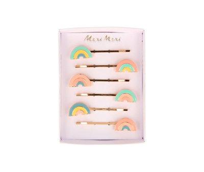 6 Horquillas Rainbow Enamel