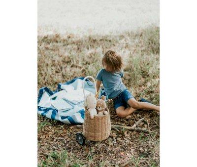 Play & Go Waterproof Bag OUTDOOR Blue Stripes Green