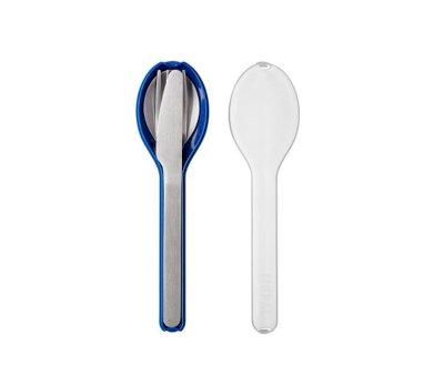 3 Personalised Cutlery with Vivid Blue Case