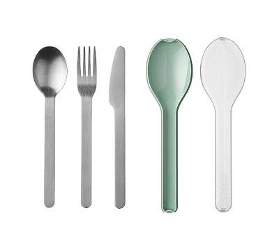 3 couverts personnalisables avec housse Nordic Sage