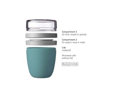 Ellipse Food Container Nordic Blue