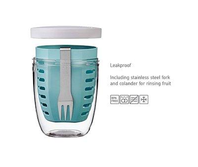 Ellipse Jar Fruit & Veggie Nordic Blue