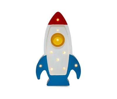 Mini Lmpara Space Rocket Galactic White