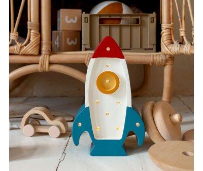 Mini Lmpara Space Rocket Galactic White