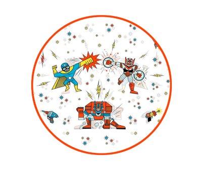 Poncho Pioggia Super Eroe 5-7 anni