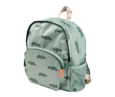 Croco Green Personalised Backpack