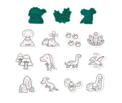 15 tampons dinosaures