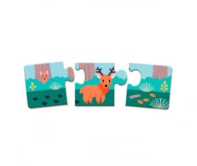 Puzzles d'empreintes d'animaux