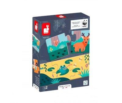 Puzzles d'empreintes d'animaux