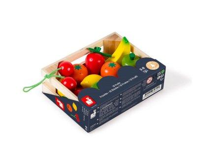 Wooden Box of 12 Fruits