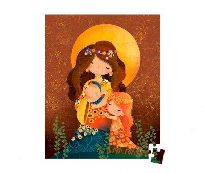 Quebra-cabea inspirado por Klimt 100 peas