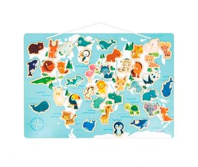 Puzzle du monde magntique Minikids