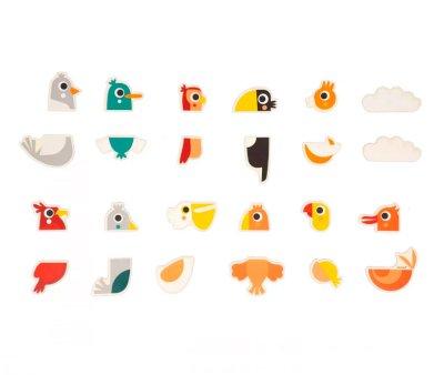 Misture e combine ms de Aves 24 peas