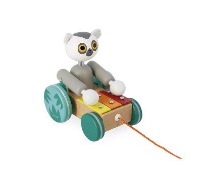 Xylophone Pull Along Lemur Tropik