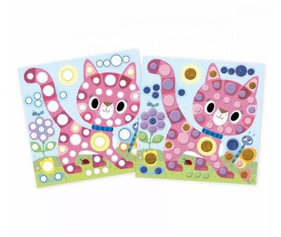 Autocollants ronds 4 ans