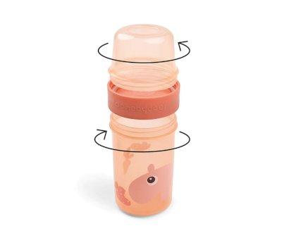 Dispensador Doble L Ozzo Papaya
