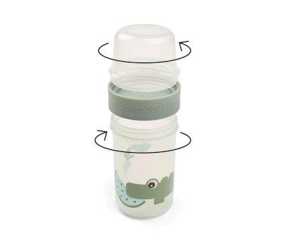 Double Dispenser L Croco Green
