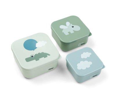 3 lancheiras verdes Happy Clouds