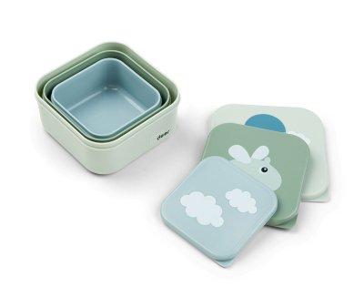 3 lancheiras verdes Happy Clouds