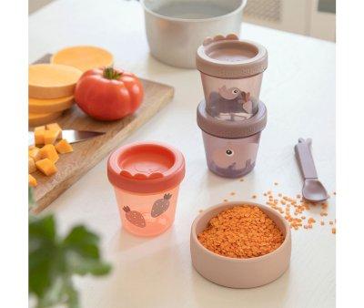 Pacote de 3 recipientes para alimentos Ozzo Papaya
