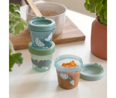 Pack of 3 Croco Green Food Containers